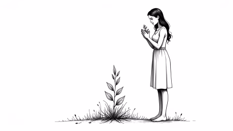 The Caregiver brand archetype illustration