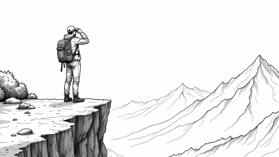 The Explorer brand archetype illustration